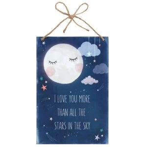 Image of I Love You More Plaque