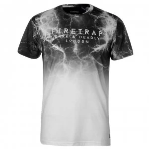 image of Firetrap Sub T Shirt Mens - Dark Lightning