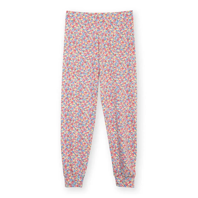 Image of Kite Womens Trousers Kite Lyme Cuffed Loungers Ditsy Tales Multicolore Female 40