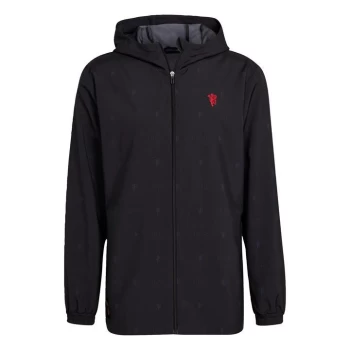 Image of adidas Manchester United Windbreaker Mens - Black