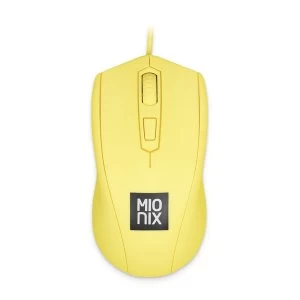 image of Mionix - Avior Optical 5000dpi Wired USB Gaming Mouse (Yellow)