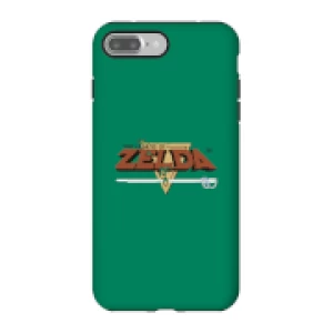 image of Nintendo The Legend Of Zelda Retro Logo Phone Case - iPhone 7 Plus - Tough Case - Gloss