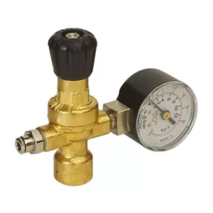 Image of Genuine SEALEY REG/MM MIG Gas Regulator Disposable Cylinder yes Gauge