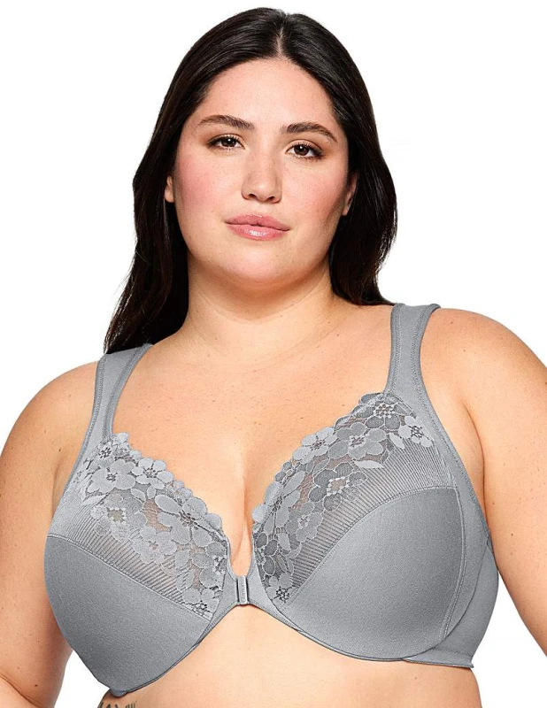 Image of Glamorise Glamorise 1241 Wonder Wire Bra Silver - Glamorise - Size: 42D Silver Female 42D VK68806