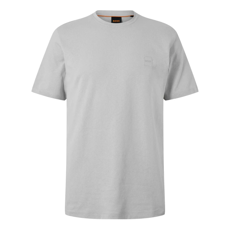 Image of Boss Mens HBO Tales T-Shirt, Premium Cotton Light Grey 070 male 3XL