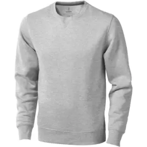 Elevate Mens Surrey Crew Neck Sweater (XXXL) (Grey Melange)