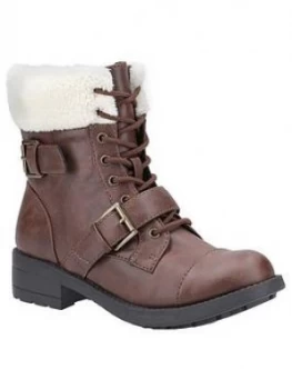 image of Rocket Dog Travis Ankle Boot - Brown, Size 4, Women