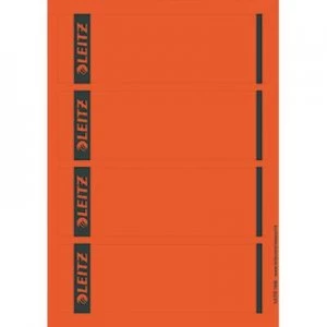 Image of Leitz Lever arch file labels 16852025 61.5 x 192mm Paper Red Permanent 100 pcs