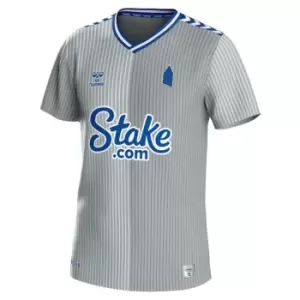 Image of Hummel Everton Third Shirt 2023 2024 Adults - Grey