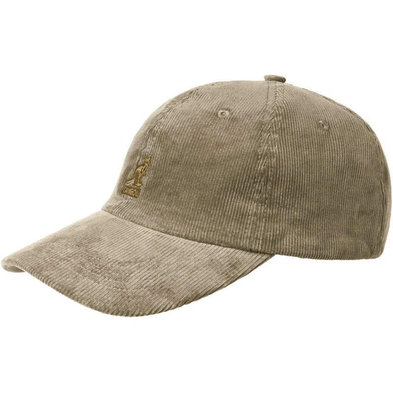 Image of Kangol Adults Cord Baseball Cap Beige unisex One Size