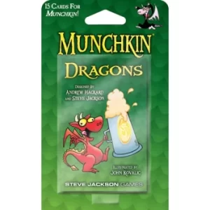 image of Munchkin Dragons Expansion Card Game