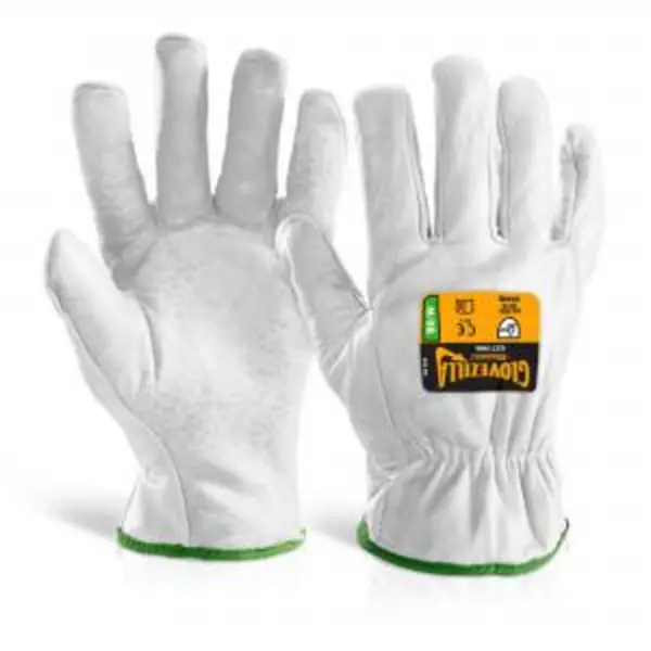 Image of Beeswift Glovezilla Cut Resistant Drivers Glove White M Pair GZ71WM BESWGZ71WM