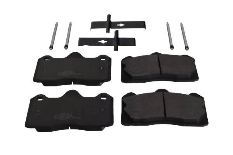 Image of Blue PRINT ADT342211 Brake pad set Rear Axle excl. wear warning contact with anti-squeak plate, with fastening material Brake Pad Set, disc brake (40