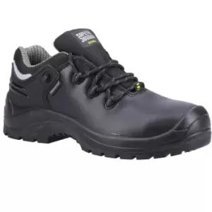 image of Safety Jogger Mens Leather Safety Shoes (10.5 UK) (Black)