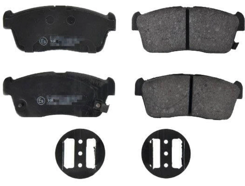 Image of Blue PRINT ADD64233 Brake pad set Front Axle, with acoustic wear warning Brake Pad Set,disc brake (402)