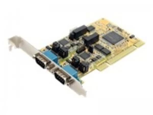 image of StarTech.com 2 Port RS232/422/485 PCI Serial Adapter Card w/ ESD Prote