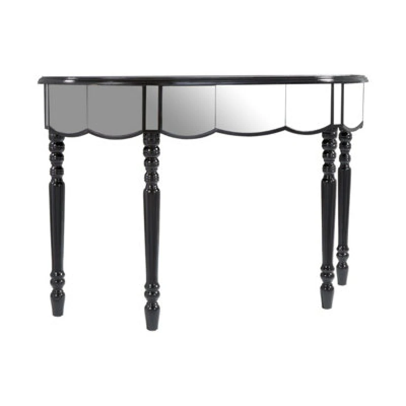 Image of Premier Housewares Tiffany Mirrored Console Table Silver