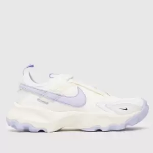 Image of Nike Tc 7900 Premium Trainers In White & Purple