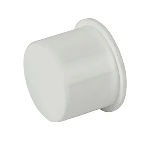 Image of FloPlast WP30W Push-Fit Waste Socket Plug - White 32mm