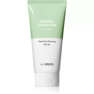 image of The Saem Natural Condition Scrub Foam Exfoliating Cleansing Foam with Exfoliating Effect 150ml