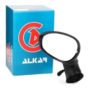 image of ALKAR Wing mirror FIAT,ABARTH 6101547 0735410640,0735413382,0735452835 Outside mirror,Side mirror,Door mirror,Side view mirror,Offside wing mirror