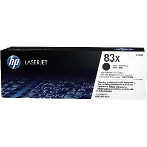 Image of HP 83X Black Laser Toner Ink Cartridge