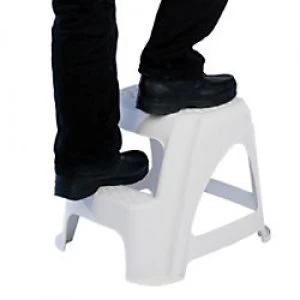 Image of GPC Plastic Ladder 2 Steps Grey Capacity: 150 kg