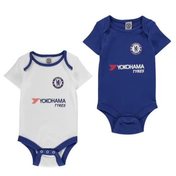 Image of Team Football Body Vest Set Baby Boys - Blue