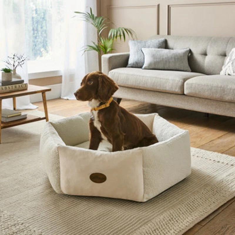 Image of Silentnight Deep Sleep Donut Boucle Pet Bed - Small - Natural - Large One Colour WFA02 Unisex