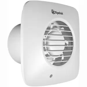 Image of Xpelair Simply Silent DX100BPS 4"/100mm Pullcord Square Intermittent Extractor Fan - 93002AW