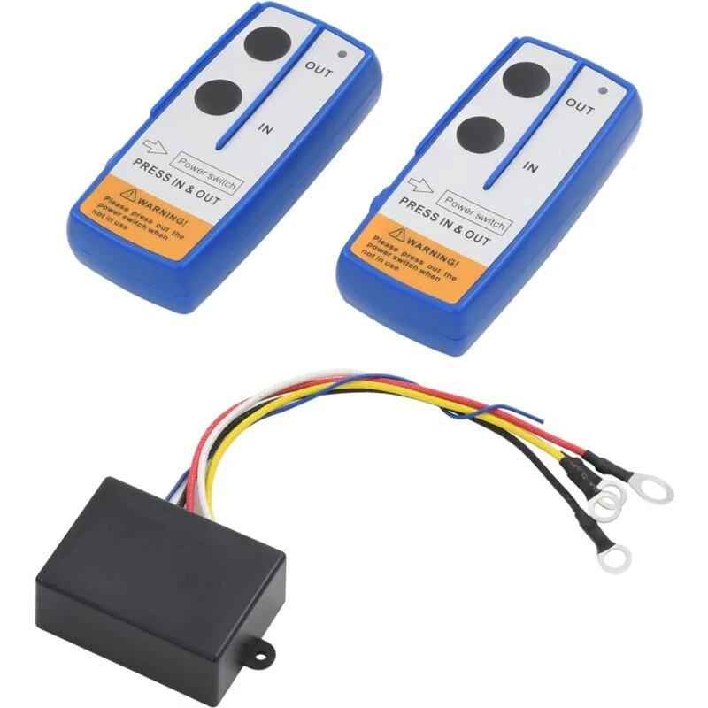 Image of VIDAXL Vidaxl - Wireless Remote Controls for Winch 2 pcs with Receiver 8718475726197
