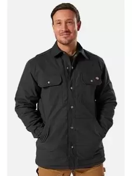 Image of Dickies Flex Duck Shirt Jacket, Black Size M Men