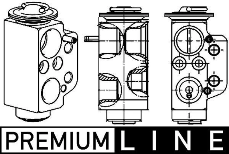Image of AC expansion valve MAHLE AVE 71 000P