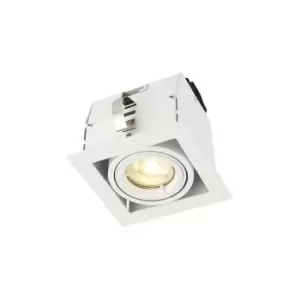 Saxby Lighting - Saxby Garrix - LED Single Tiltable Recessed Light Matt White