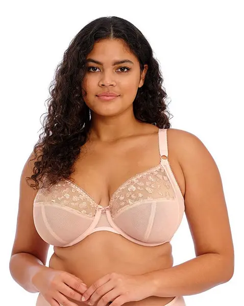 Image of Elomi Elomi Namrah Plunge Wired Bra Pale Blush Pale Blush Female 42G EB09441
