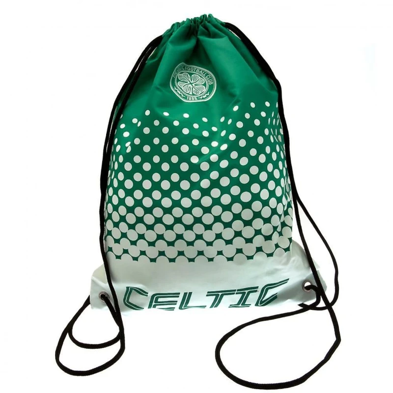 Image of Celtic FC Celtic FC Men Fade Drawstring Bag in Green Green One Size Male 5063470001170