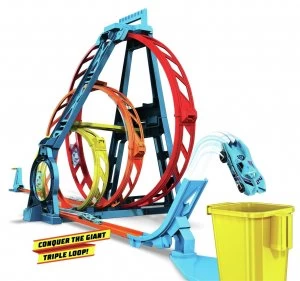 Image of Hot Wheels Trackbuilder Triple Loop Kit