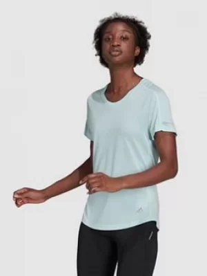 Image of adidas Run It Tee, Mint Size M Women