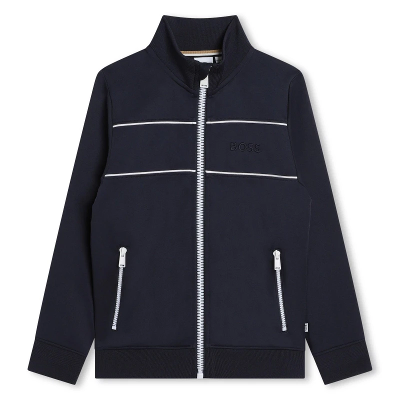 Image of Boss Track Jacket Juniors - Blue Blue 3 - 4 Years