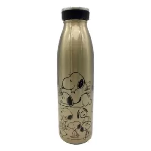 Image of Peanuts Vacuum Flask Gold Design
