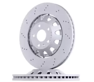 Image of ZIMMERMANN Brake disc 100.3368.70 Brake rotor,Brake discs AUDI,A3 Sportback (8PA)