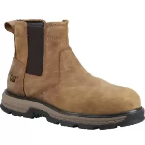 Image of Mens Exposition Leather Safety Boots (9 uk) (Pyramid) - Pyramid - Caterpillar