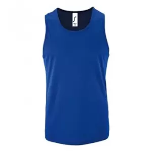 Image of SOLS Mens Sporty Performance Tank Top (3XL) (Royal Blue)