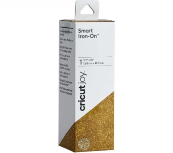 image of CRICUT Joy Smart Iron-On Material - Glitter Gold