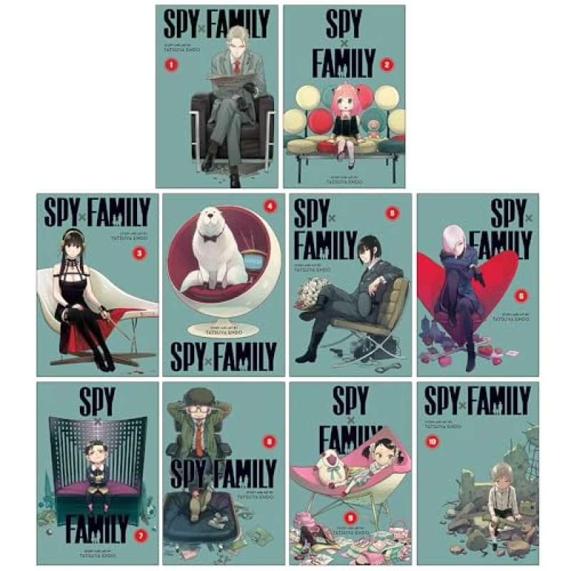 Image of Spy x Family Volume 1-10 Books Collection Set By Tatsuya Endo Lets Buy Books Books