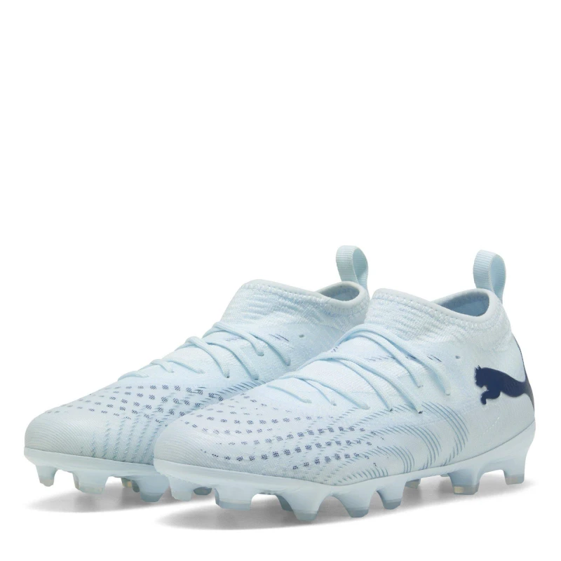 Image of Puma Kids PUMA Future 9 Match Firm Ground Football Boots Icy Blue male 3 (35.5)