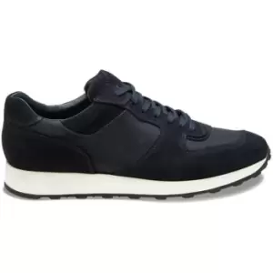 image of Loake Foster Low Cut Trainers - Blue