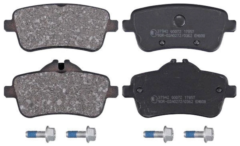 Image of A.B.S. 37942 Brake pad set prepared for wear warning indicator Brake Pad Set,disc brake (402)