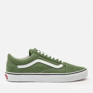Image of Vans Mens Old Skool Trainers - Shale Green/True White - UK 11