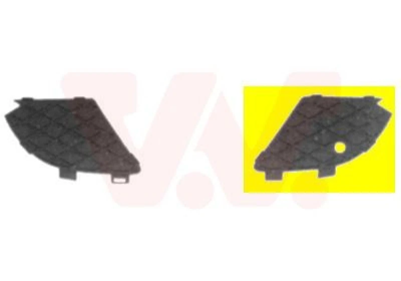 Image of VAN WEZEL Bumper grill VAN WEZEL 3029591